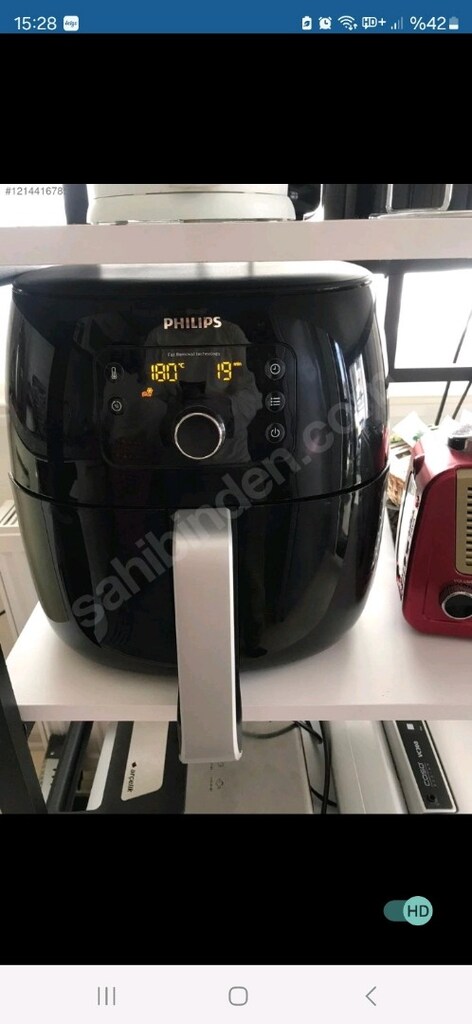 neredeyse yeni philips marka, xl model airfreyer - 2