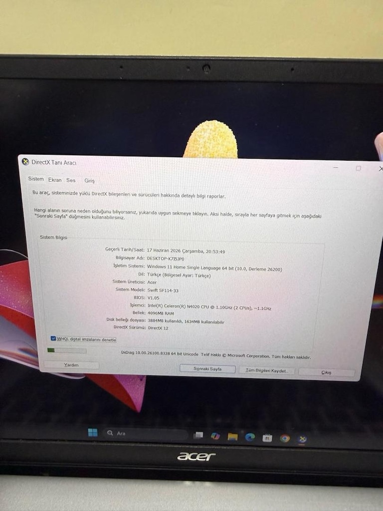 ACER N4020 (11) 4 ram 128 ssd - 3
