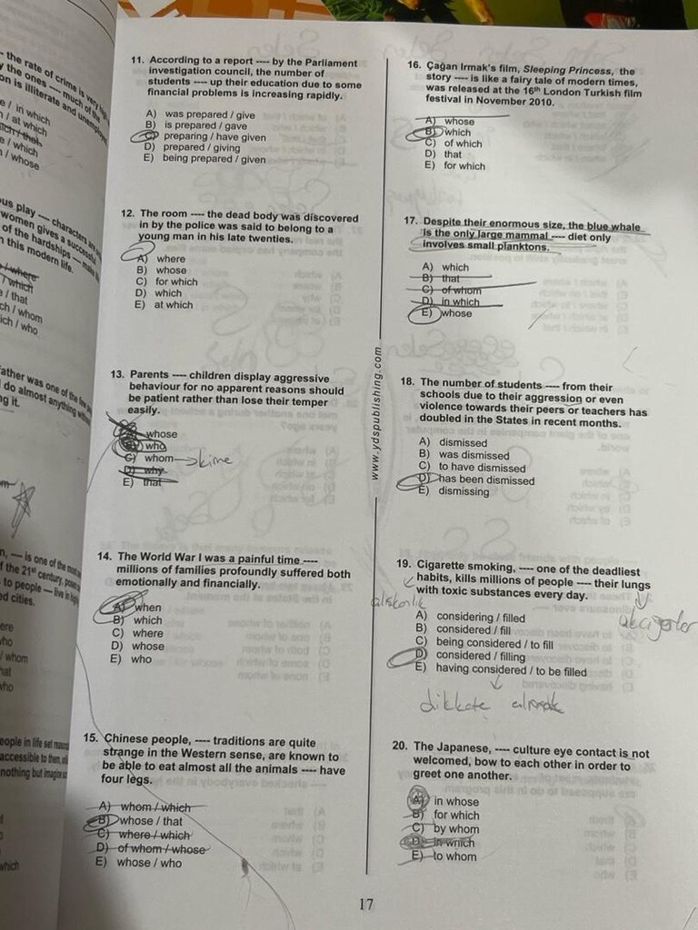 YDS Publishing - Grammer,Kelime bilgisi, paragraf testleri - 2