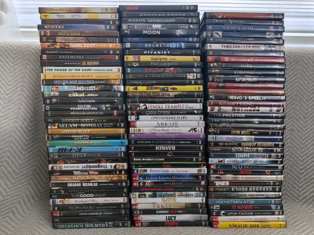 DVD Film Seti (Dekor Amaçlı 400 dvd ye kadar) - 3