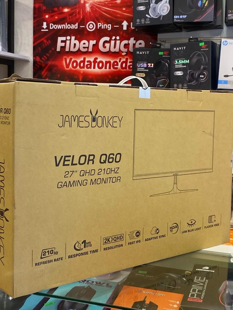 NİTRO BİLİŞİM’DEN JAMES DONKEY VELOR Q60 27” 2K 210 HZ GAMING MONİTÖR - 2
