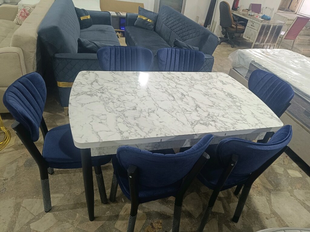 medefe mutfak masası sıfır ürün 6 sandalyeli - 4