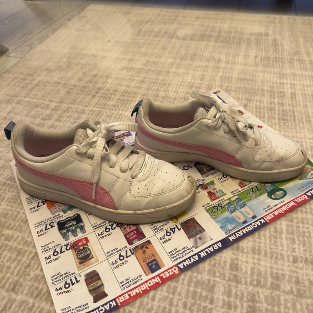 Puma Smash 3.0 Buck Beyaz Kadın Spor Ayakkabı 38.5 no - 3