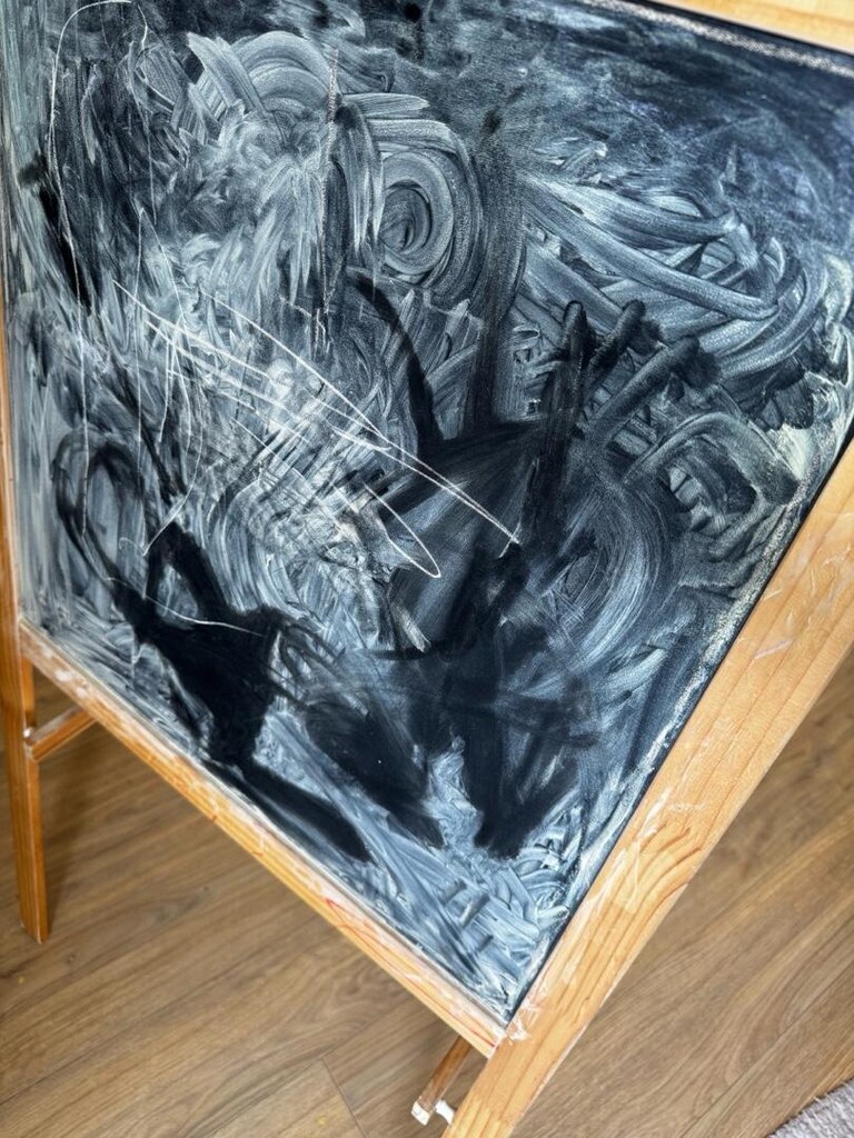 Ikea beyaz ve siyah çizim tahtası - 4