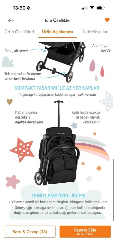 pierre cardin bebek arabası - 11