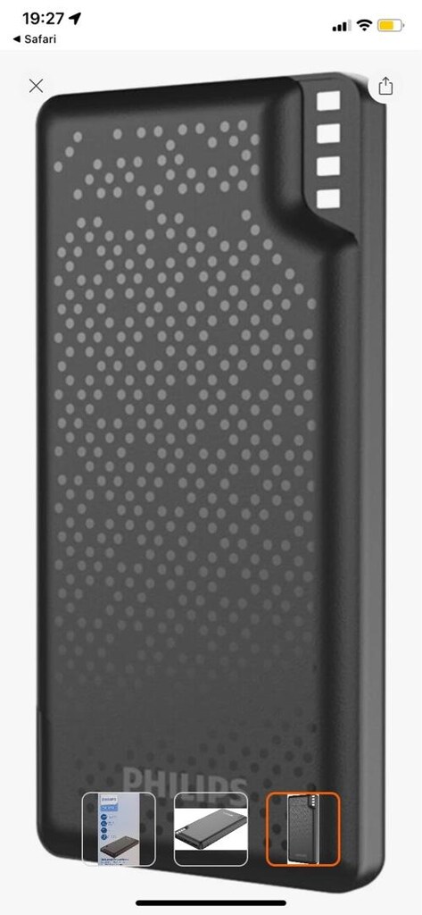 KAPALI KUTU~Philips USB power bank 10.000 mAh 2 USB șarj bağlantılı - 3