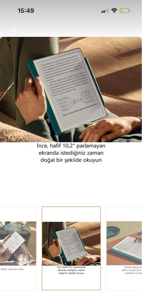 Sıfır Kapalı Kutu Amazon Kindle Scribe 2024-32GB+Premium Pen-Faturalı - 7
