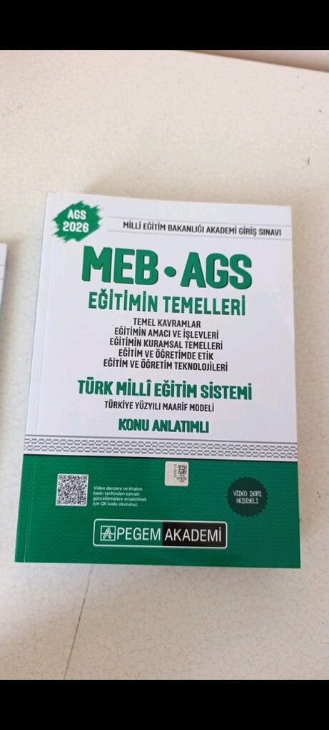 2026 MEB-AGS Pegem yayınları konu anlatımı kitapları - 5