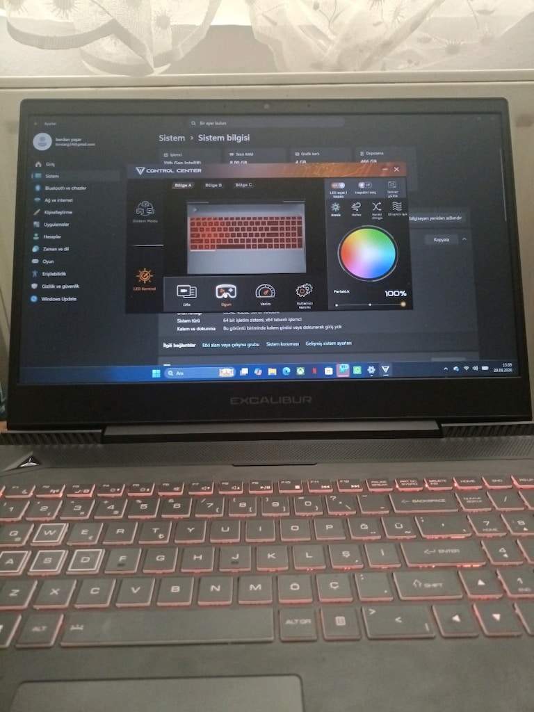 CASPER EXCALIBUR G770 i5-12450H |GTX - 8