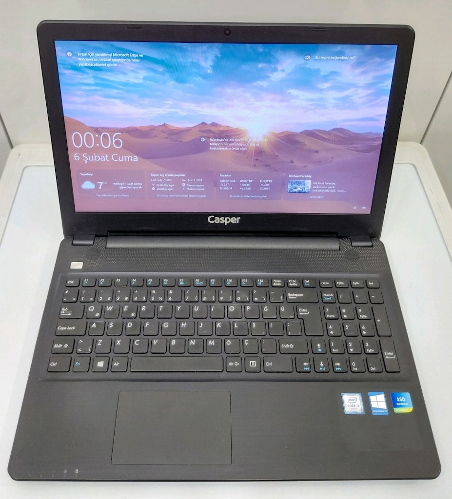 CASPER 15.6 İNÇ 6.NESİL SSDLİ LAPTOP! - 3