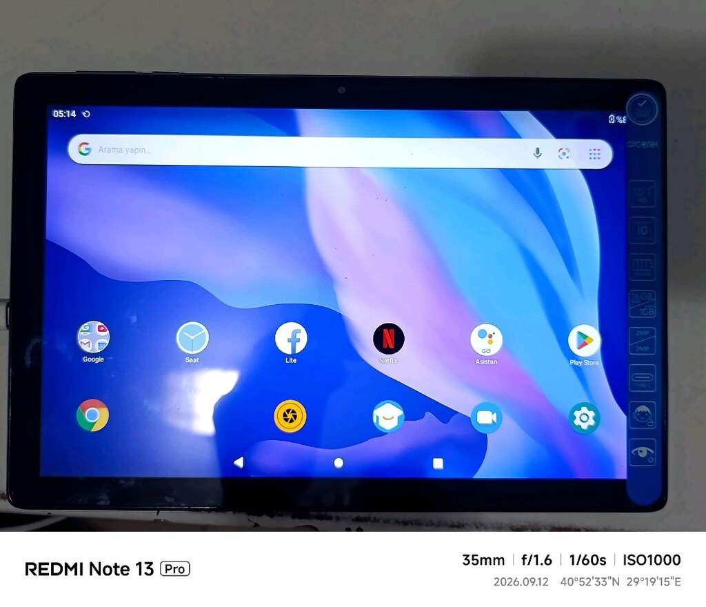 Alcatel tab 8091 - 2