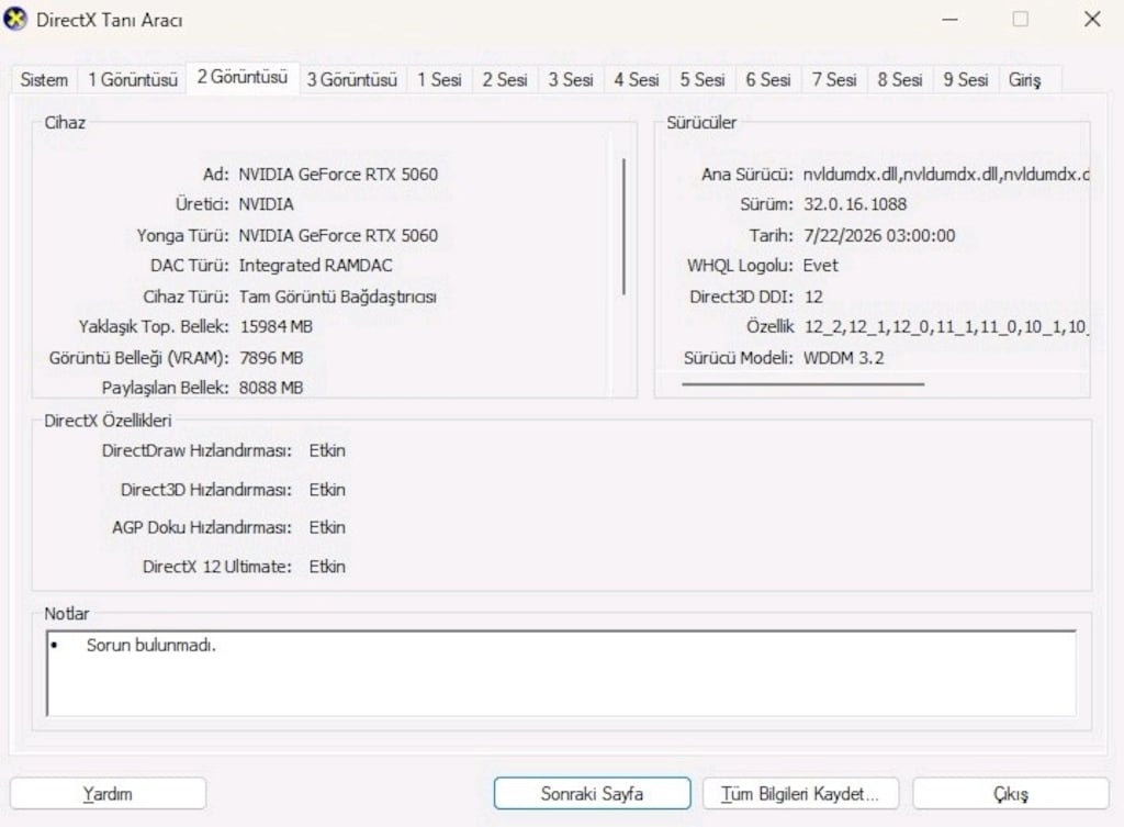 RTX5060TI Çift Monitörlü Full Setup - 6