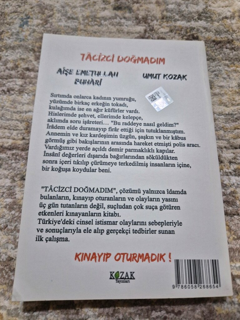 Tacizci Doğmadım Umut Kozak Kitap - 3