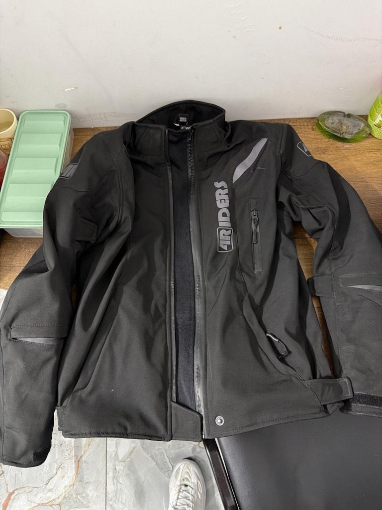4Riders Rex Pro Korumalı Softshell Motosiklet Montu (Siyah).