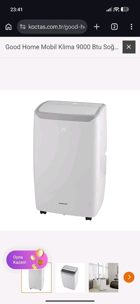 9000 BTU portatif klima - 3