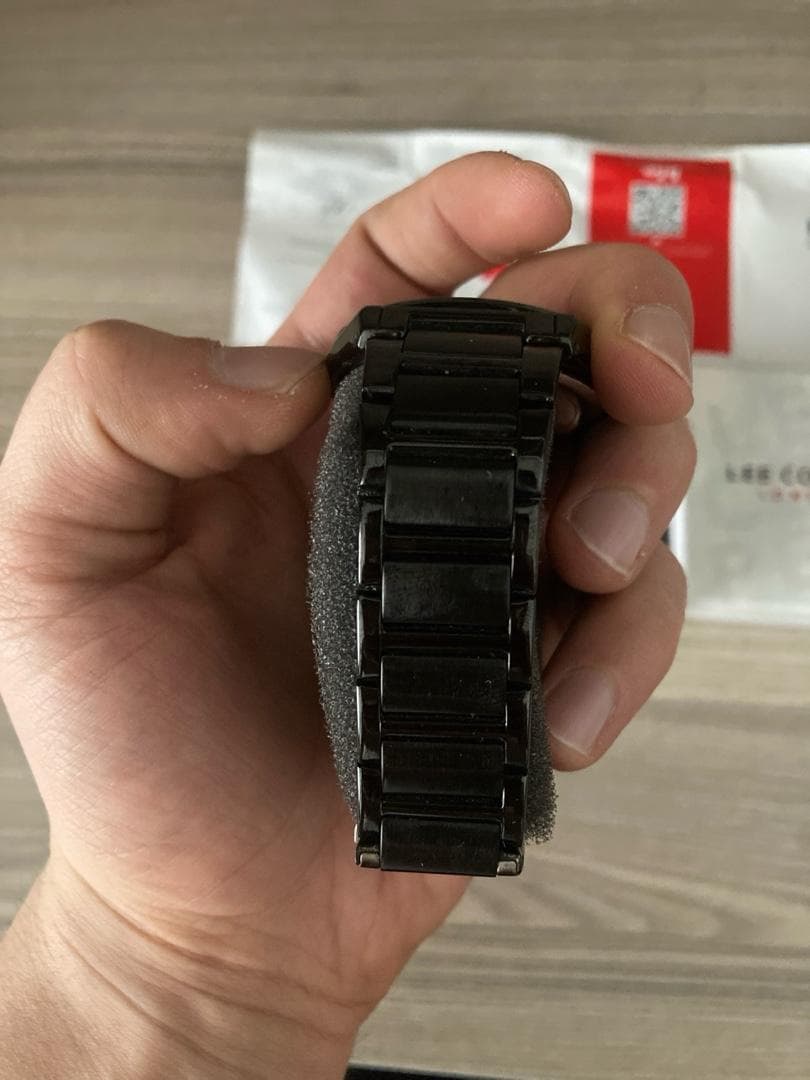 LEE COOPER ERKEK SİYAH ÇELİK KOL SAATİ - 4