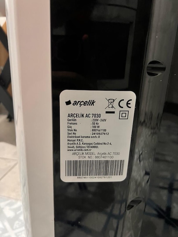 AZ KULLANILMIŞ ARÇELİK 7030 HAVA SOĞUTUCU - 3