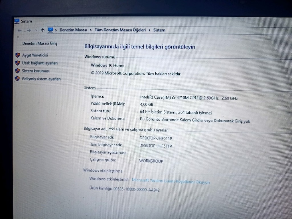 HP i5/4 Nesil probook 650 G1 açıklama var - 5