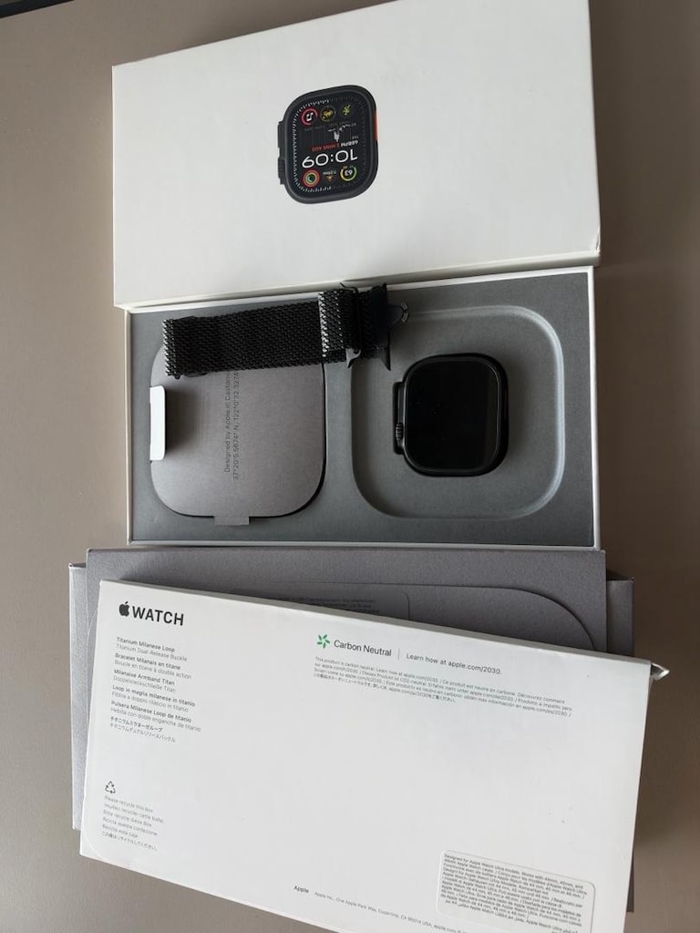 Apple Watch Ultra 2 Titanyum Milano Loop Kordon - 6