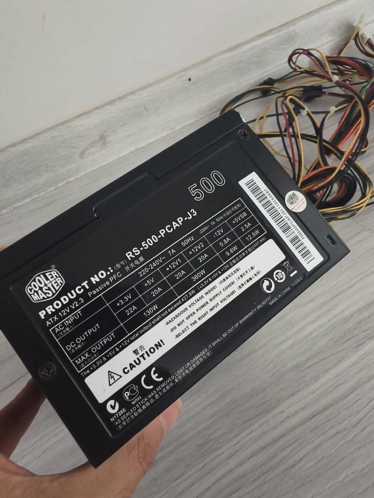 COOLER MASTER 500 WATT PSU - POWER SUPPLY - GÜÇ KAYNAĞI - 9