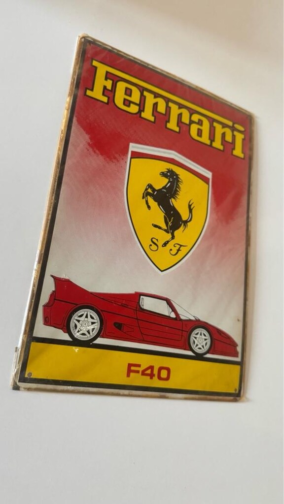 Ferrari metal tablo dekoratif tabela - 2