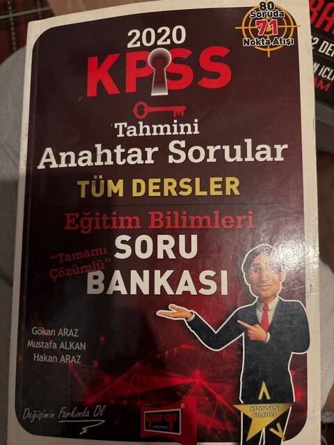Yargı yayınevi eğitim bilimleri tüm dersler soru bankası sıfır ayarınd