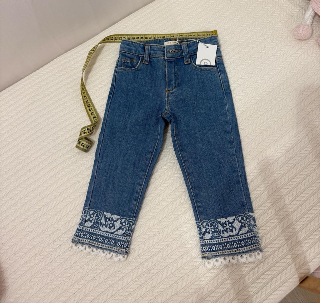 kız bebek tarz kot pantolon - 2