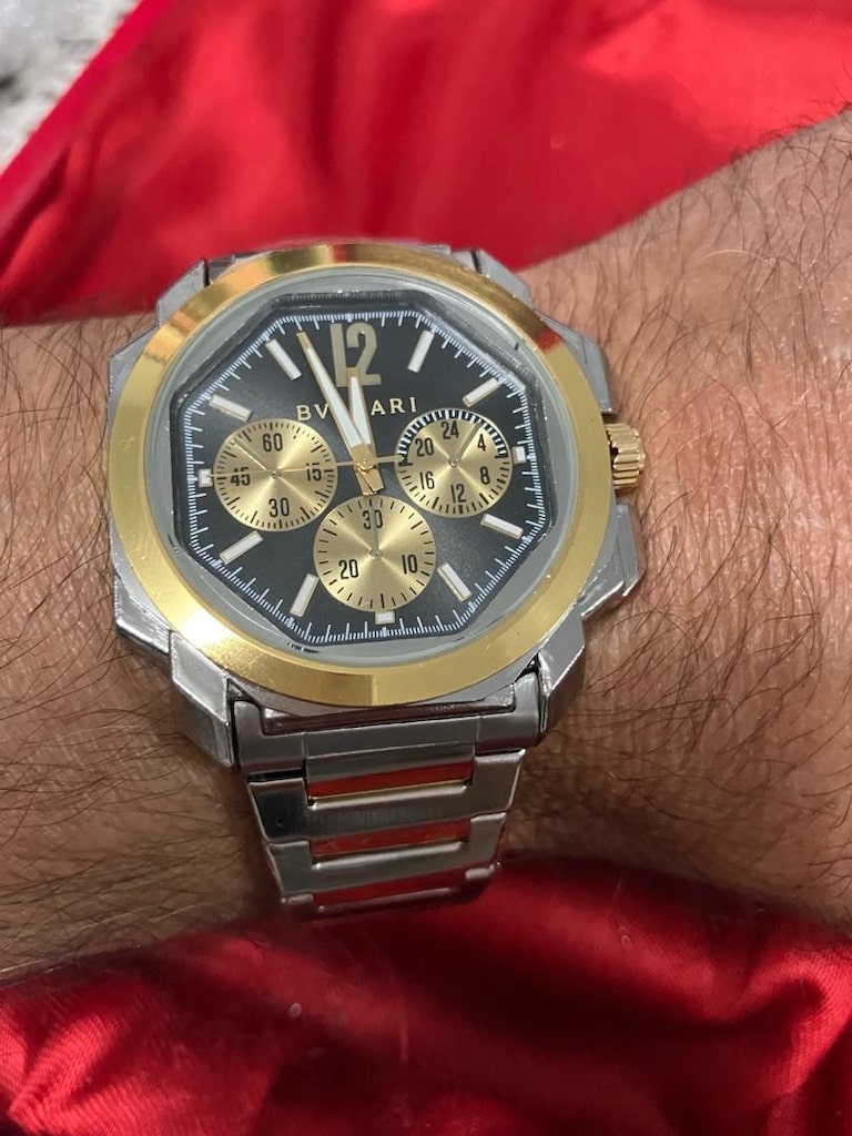 Bulgari Octo Finissimo İki Renkli Çelik kol Saati.. - 2