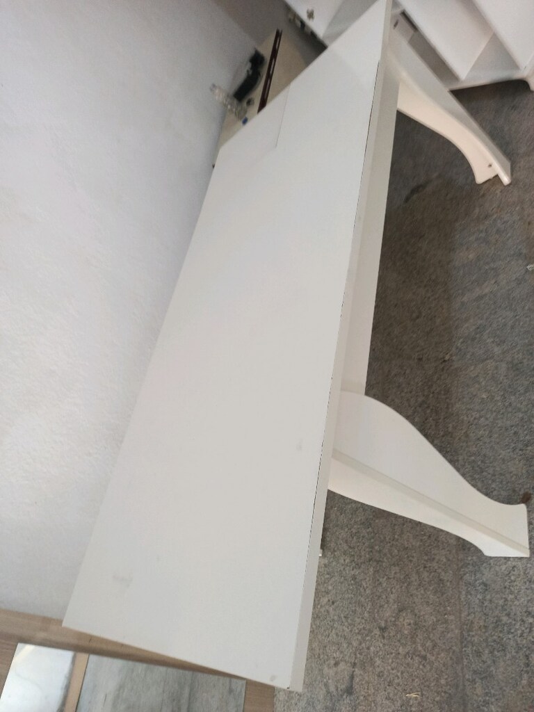 büyük açılabilir beyaz yemek masası - 7