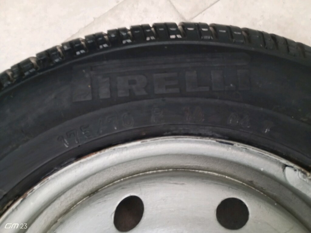 temiz ve sağlam 175x70 R 14 prelli marka stepne jantlı lastik - 5