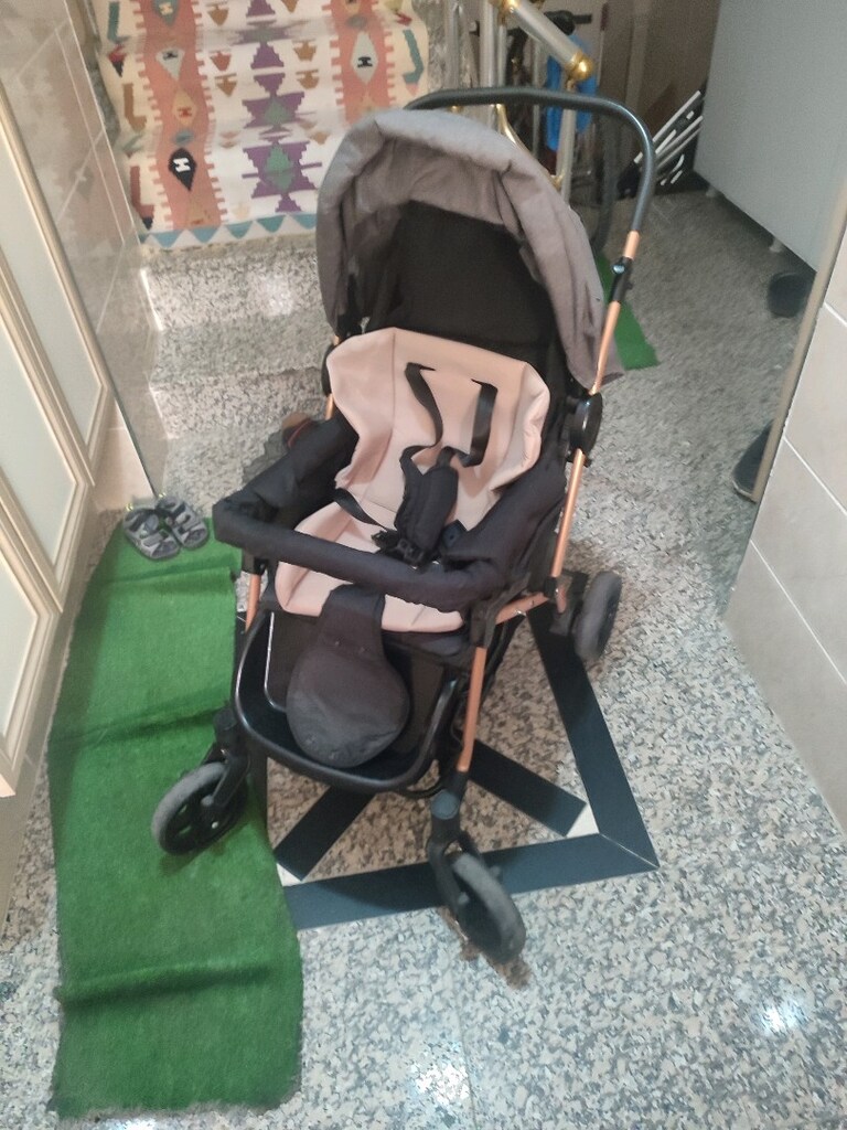 4 baby olympus siyah çift yönlü Bebek arabası - 4