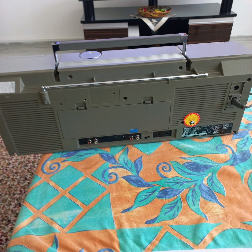 şharp gf 500 kaset radyo çalar - 5