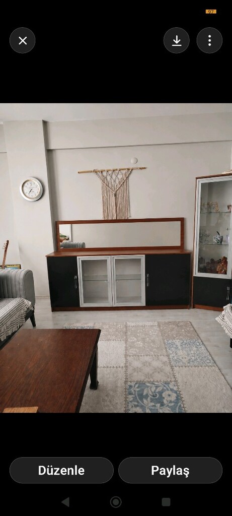 dolap vitrin konsol salon takımı - 4