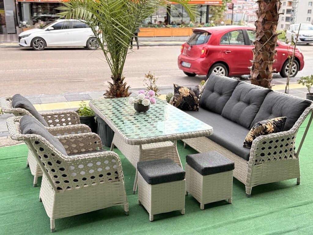Rattan %100 aleminyum - 2