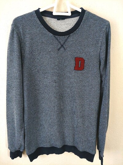 Defacto erkek lacivert melanj sweatshirt