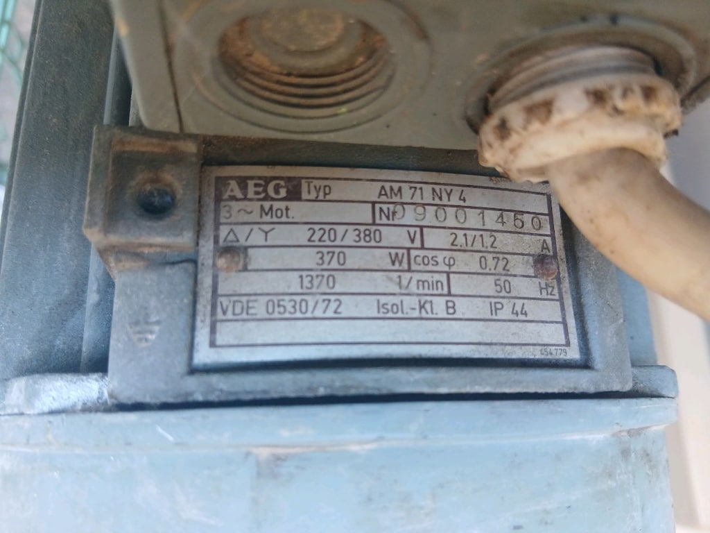 AEG yük asansör motoru - 2