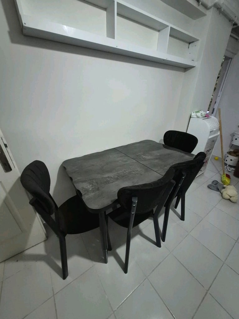İmalattan Sıfır - Full MDF High Gloss Lüks Yemek Masası Takımı KAÇMAZ - 7