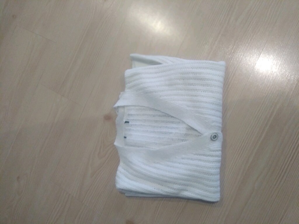 ekru delikli hırka yeni giyilmedi - 5