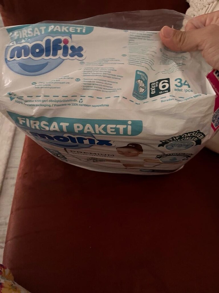 molfix premium 6 numara 34 lü bebek bezi - 2