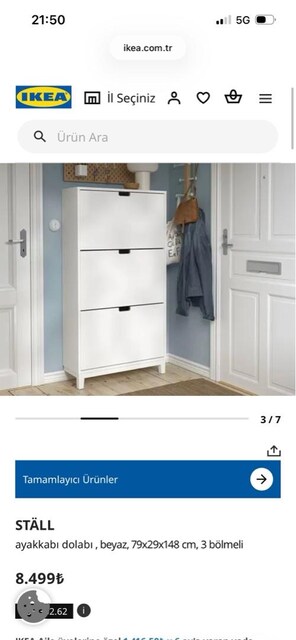 ikea ayakakkabılık