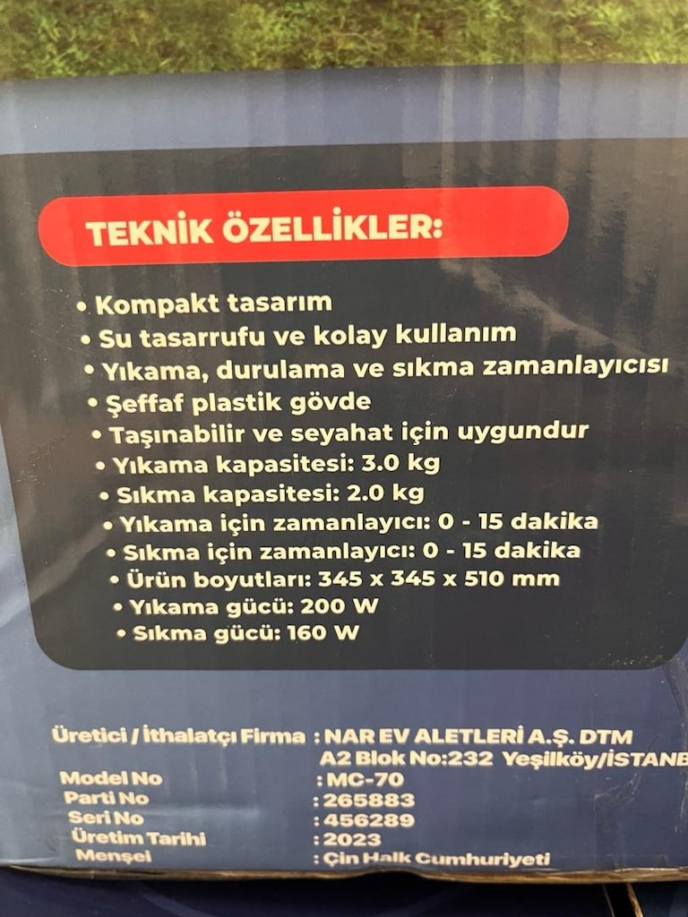 BOOD MİNİ ÇAMAŞIR MAKİNESİ - 6