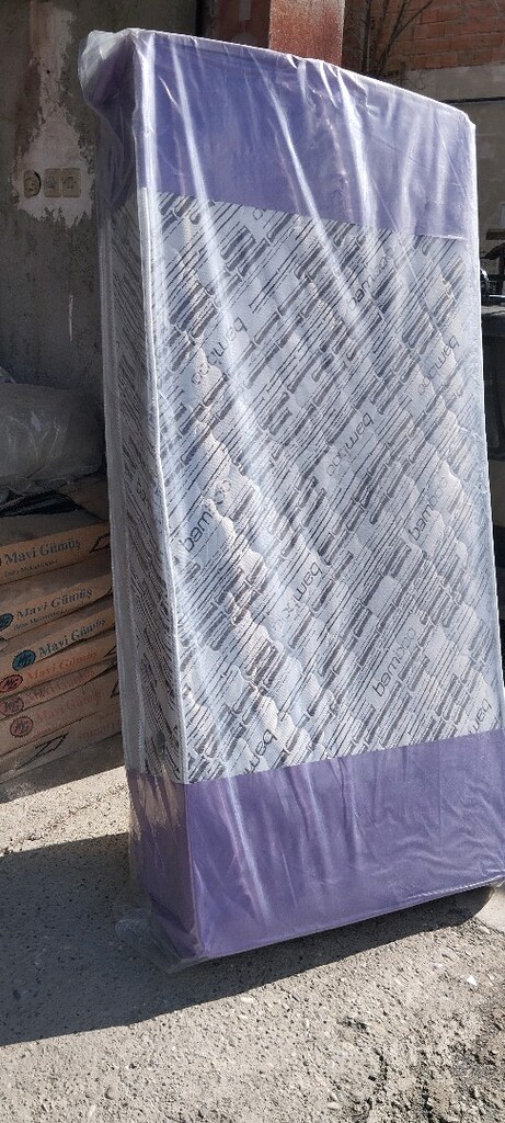 90/190 cm'lik full ortopedik petli yatak 30 cm'lik kalınlığı jumbo yat - 2