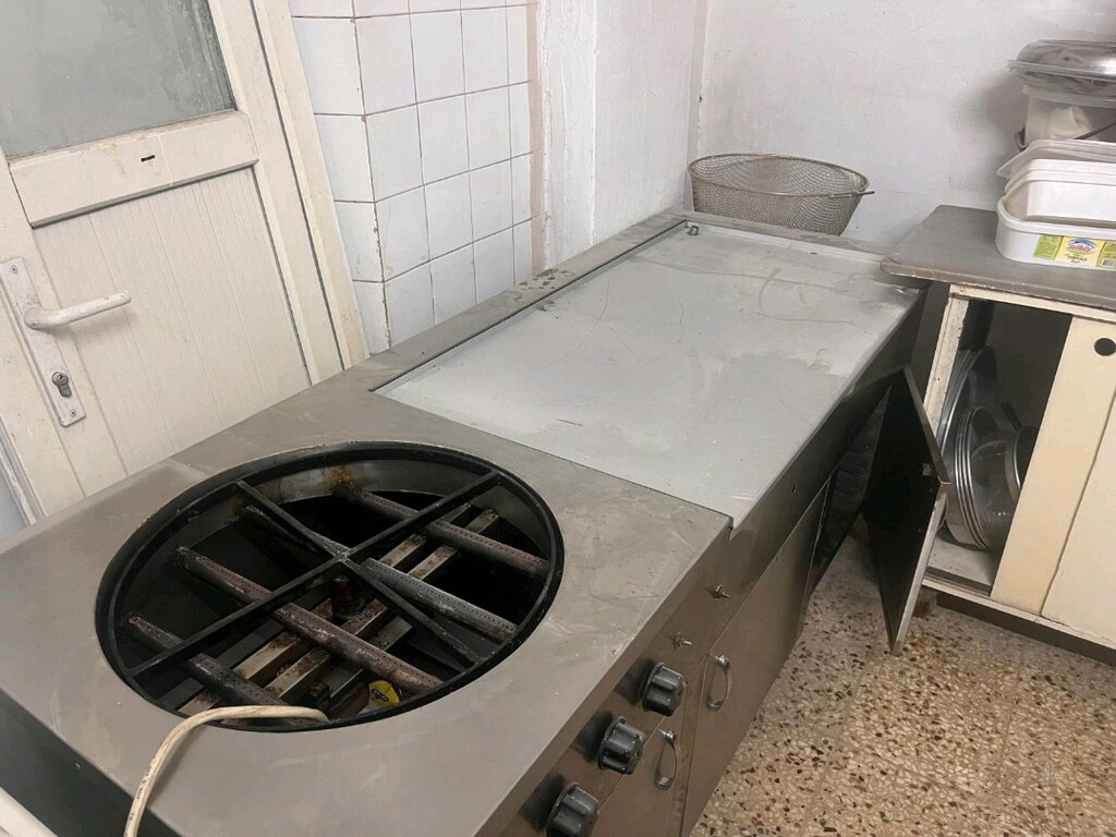 Paslanmaz Çelik Wok Ocaklı + Izgara Tavalı Endüstriyel Mutfak Ocağı - 3
