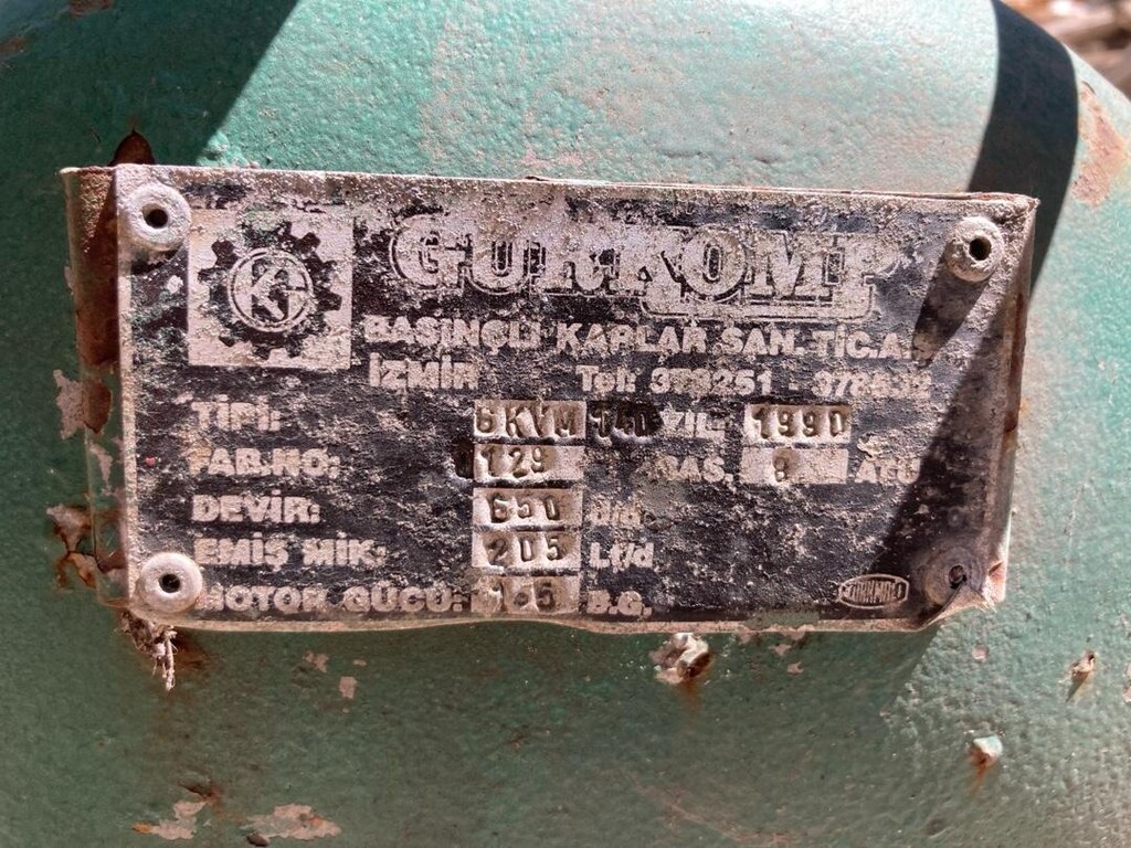 gürkomp 205 lt kompresör 220 volt - 10