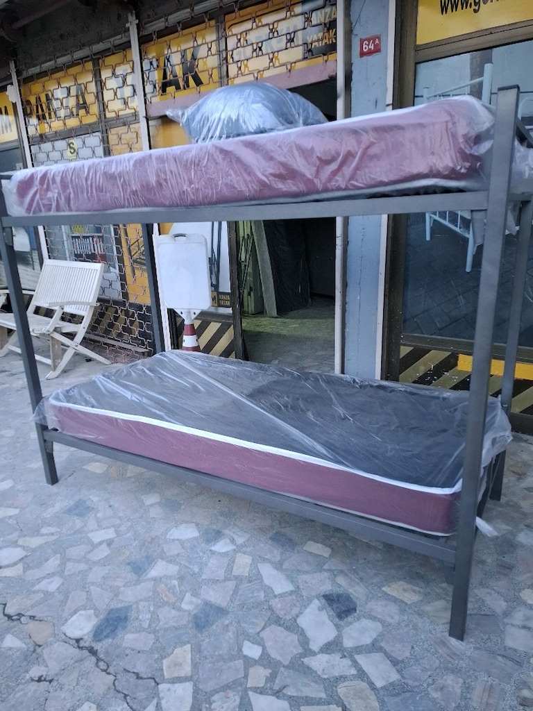 METAL PERSONEL RANZASI 2 YATAK TÜM İST İÇİ AYNI GÜN ÜCRETSİZ TESLİMAT - 16