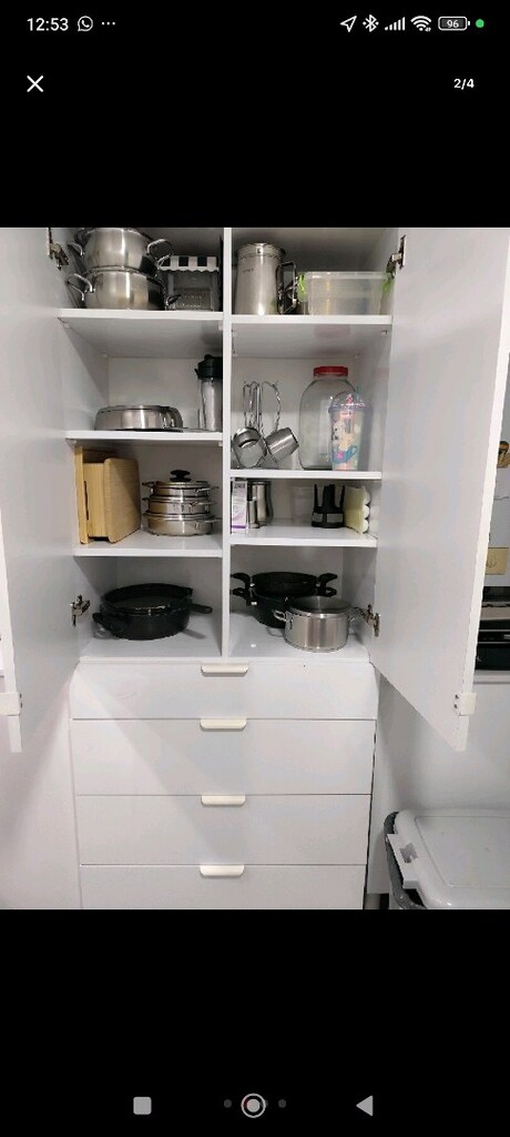 hayglas MDF dolap yeniden farksız kulpları ve menteşe ikeadan alındı - 2
