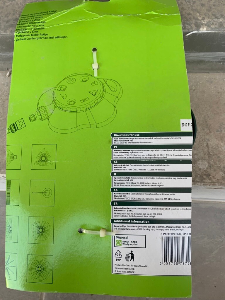 Çim sulama için degisik stillerde su püskürtme aparat? - 4