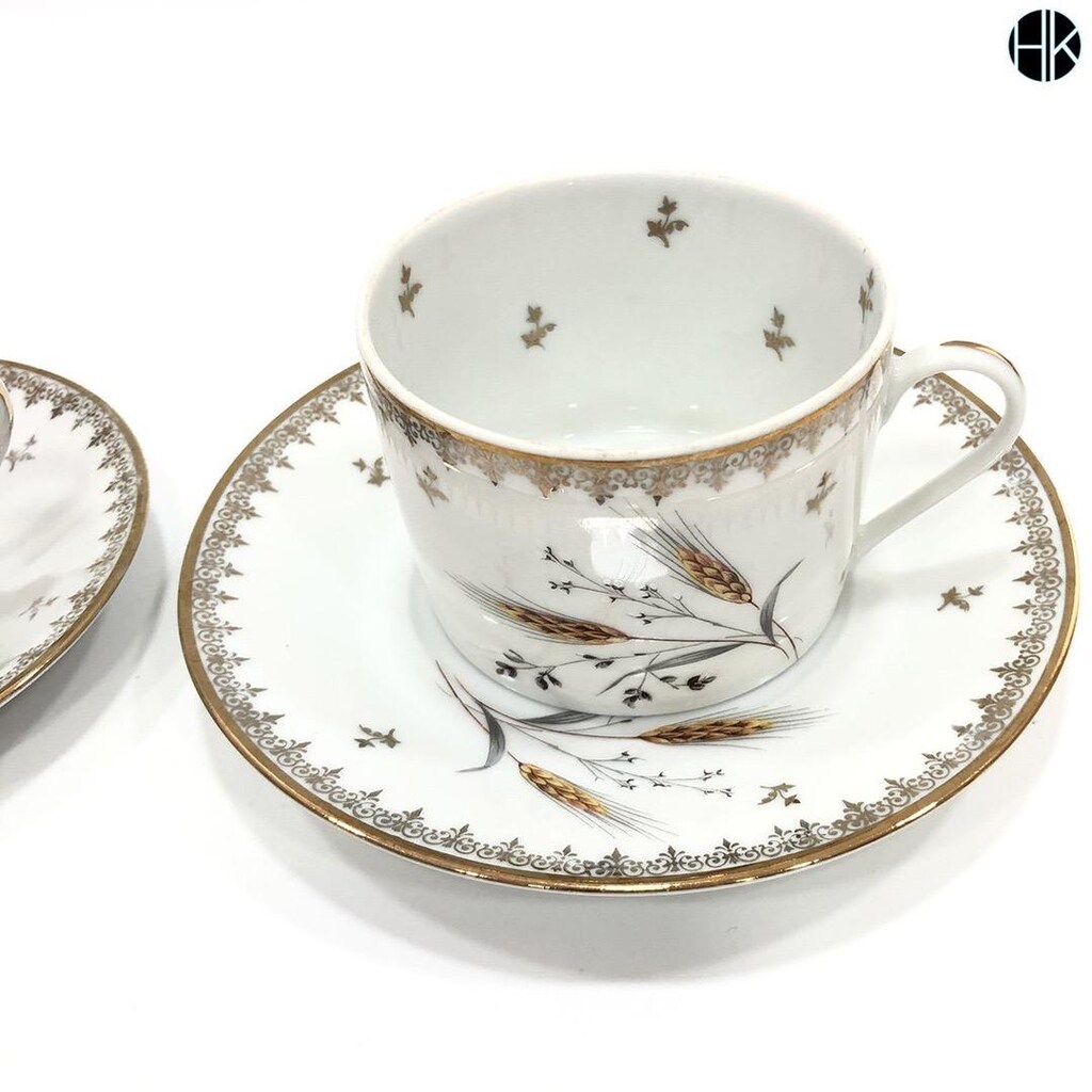Limoges Kahve Boy ve Çay Boy iki fincan - 2