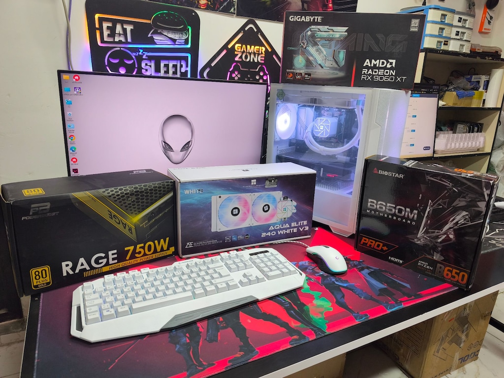 DDR5 Ryzen 5 7500F-16GB-1 TB-RX 9060XT 16 GB - FULL SETUP - 8