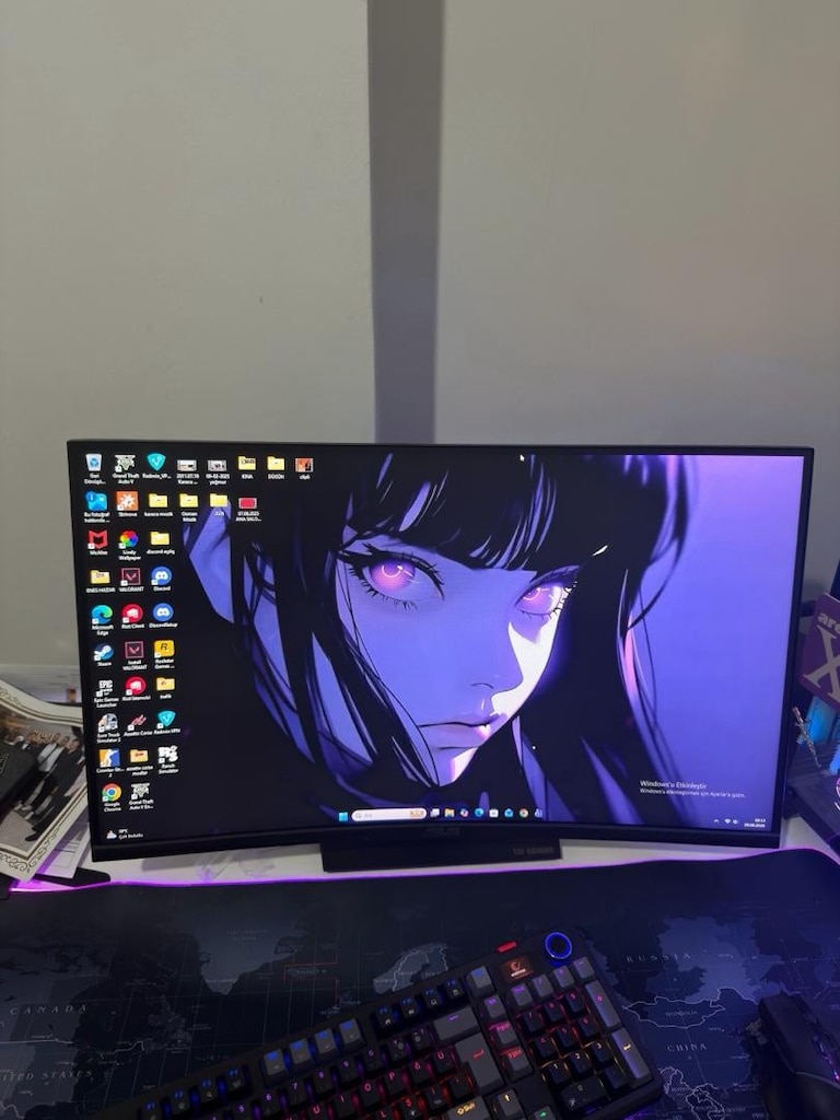 hazır kutlu düzen pc masa üstü setup - 6
